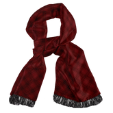 Scottish Red Silk Scarf